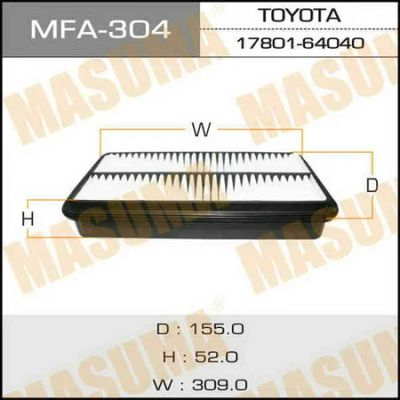 Лот: 18593703. Фото: 1. Воздушный фильтр masuma (vic a-181... Расходные материалы
