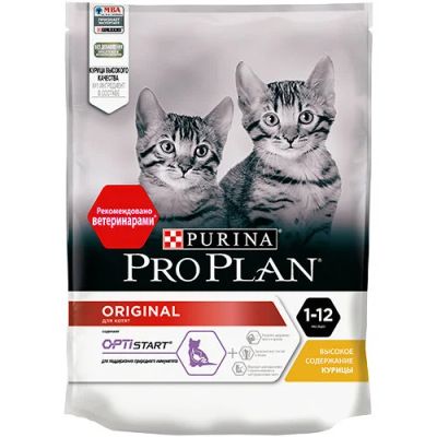 Лот: 16212685. Фото: 1. Проплан сух.200г д/котят Курица... Корма