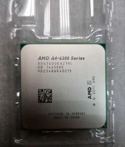 Лот: 19248688. Фото: 1. Процессор AMD A4-6300 2х3.7GHz... Процессоры