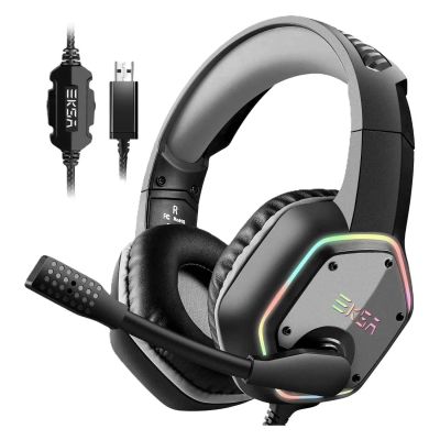 Лот: 25580245. Фото: 1. Игровые наушники EKSA E1000 Grey... Наушники, гарнитуры