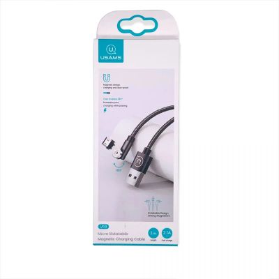 Лот: 22147225. Фото: 1. Кабель USAMS Micro Magnetic U59... Дата-кабели, переходники