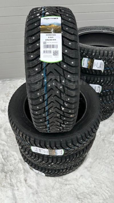 Лот: 23961065. Фото: 1. Зимняя резина 235/55 R-19 "Ikon... Шины