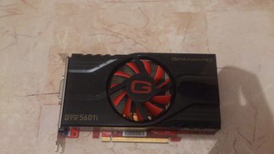 Лот: 6891188. Фото: 1. gainward geforce gtx560ti. Видеокарты