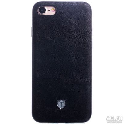 Лот: 12749875. Фото: 1. Чехол iPhone 7/8 Leather (black... Чехлы, бамперы