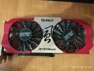 Лот: 16321261. Фото: 1. Видеокарта GeForce gtx760. Видеокарты