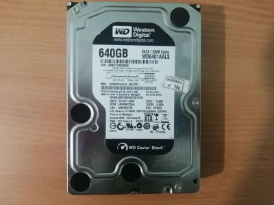 Лот: 23519588. Фото: 1. Жесткий диск WD Black 640GB. Жёсткие диски (HDD)
