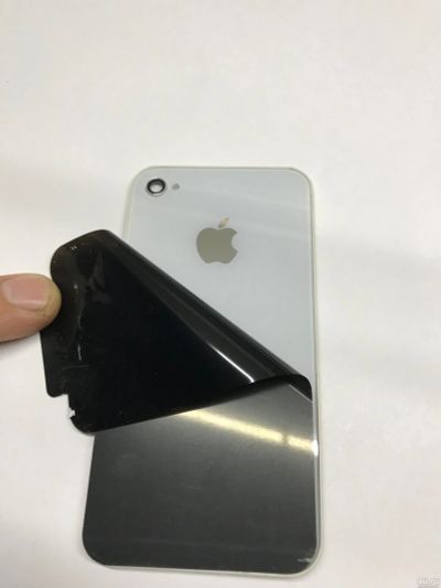 Лот: 18544710. Фото: 1. Задняя крышка iPhone 4s белая... Дисплеи, дисплейные модули, тачскрины