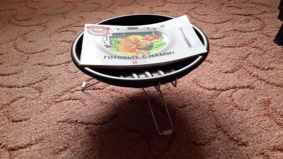 Лот: 11255943. Фото: 1. Подставка с тарелкой для гриля... Запчасти для остальной бытовой техники