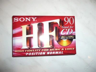 Лот: 1219344. Фото: 1. Аудио кассета SONY-HFС-90. Другое (аудиотехника)