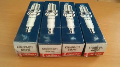 Лот: 9232031. Фото: 1. свечи DENSO K16HPR-U11 6076. Электрооборудование