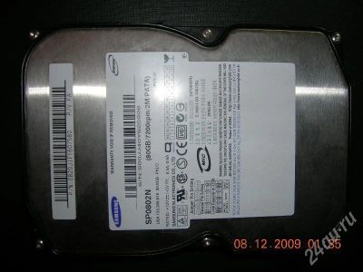 Лот: 178623. Фото: 1. Продам неисправный винчестер Samsung... Жёсткие диски (HDD)
