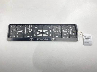Лот: 21576604. Фото: 1. Рамка номерного знака Toyota Wish... Двигатель и элементы двигателя
