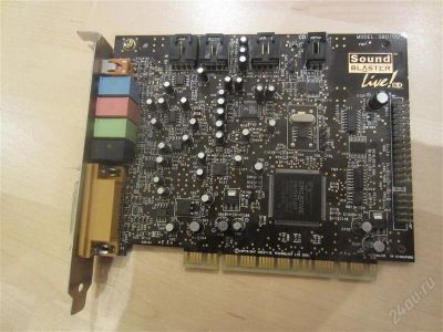 Лот: 2219552. Фото: 1. Sound Blaster Live! 5.1. Звуковые карты