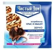 Лот: 12947751. Фото: 1. Отрава ЧИСТЫЙ ДОМ Зерновая приманка... Средства от насекомых и грызунов