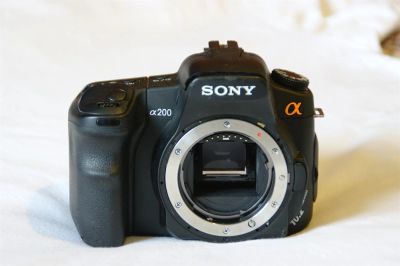 Лот: 3178251. Фото: 1. Sony a200 на запчасти. Цифровые зеркальные