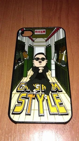 Лот: 2324135. Фото: 1. Oppa Gangnam Style! Чехол Iphone... Чехлы, бамперы