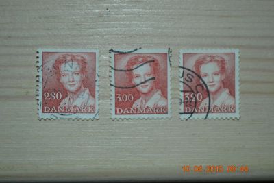 Лот: 5940313. Фото: 1. Марки Дании 1985г.. 1988-1989гг... Марки