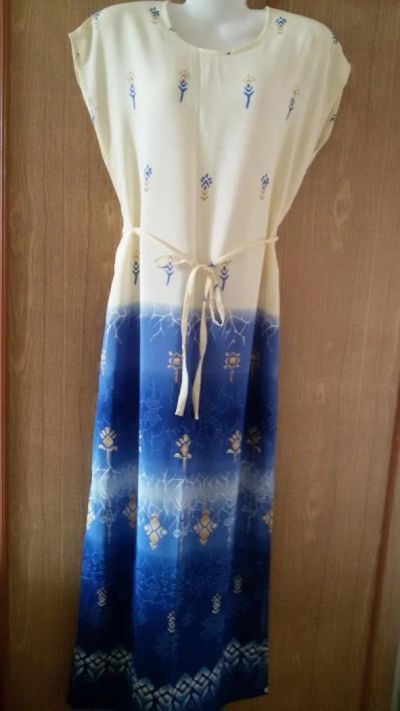 Лот: 9105004. Фото: 1. длинное летнее платье ИНД. пошив... Готовые изделия