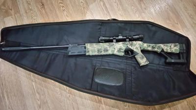 Лот: 8086472. Фото: 1. Винтовка crosman tr-77 в чехле. Пневматическое оружие