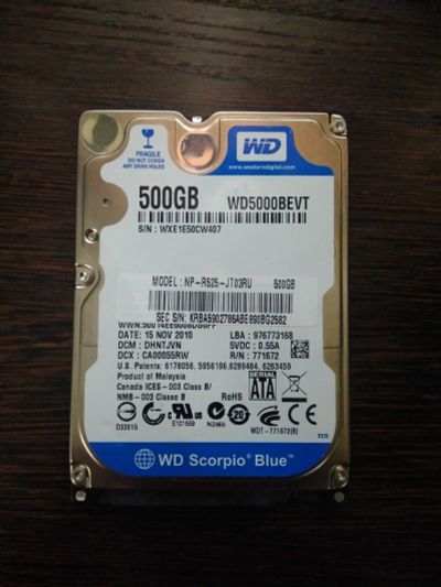 Лот: 14761279. Фото: 1. Жесткий диск (HDD) / 2.5 / Sata... Жёсткие диски (HDD)