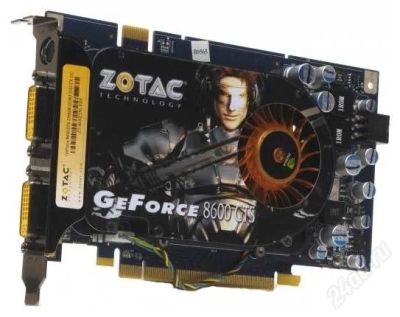 Лот: 862481. Фото: 1. Zotac Geforce 8600 GTS(Читаем... Видеокарты