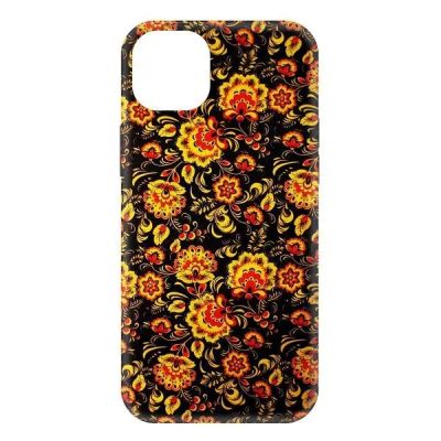 Лот: 25544305. Фото: 1. Чехол Krutoff Soft Case "Хохлома... Чехлы, бамперы