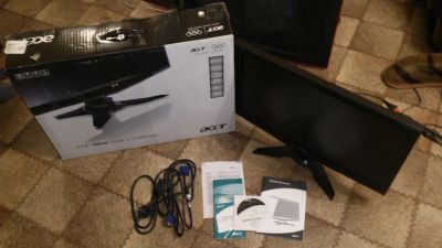 Лот: 5008519. Фото: 1. Монитор Acer G245HQ 23,6 дюйма... ЖК-мониторы