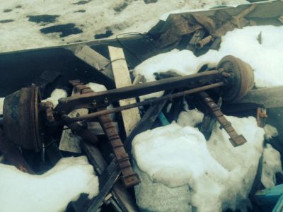 Лот: 4488933. Фото: 1. Газ 53 газ 52 балка с рессорами... Ходовая, подвеска, рулевое управление