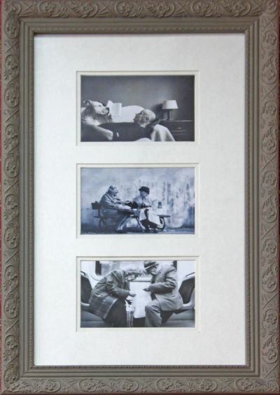 Лот: 5747545. Фото: 1. Рамка для трех фотографий. Рамки, багет
