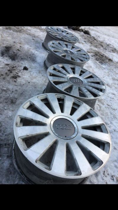 Лот: 11343589. Фото: 1. комплект литья audi r18 5x112. Диски