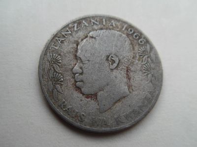 Лот: 10419691. Фото: 1. Танзания 1 шиллинг 1966. Африка