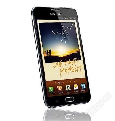 Лот: 2242993. Фото: 1. Samsung Galaxy Note GT-N7000 Blue. Смартфоны
