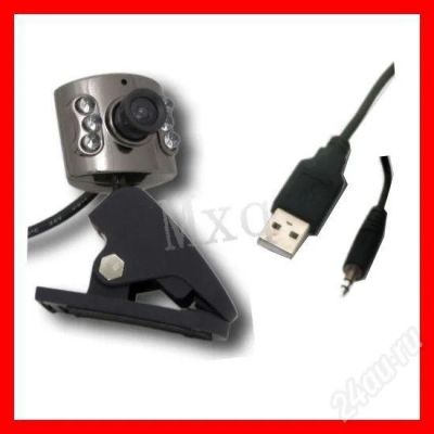 Лот: 351270. Фото: 1. Веб-камера USB от 0.3 до12мр микрофон... Веб-камеры