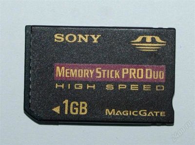 Лот: 1574148. Фото: 1. Memory Stick PRO Duo. Карты памяти