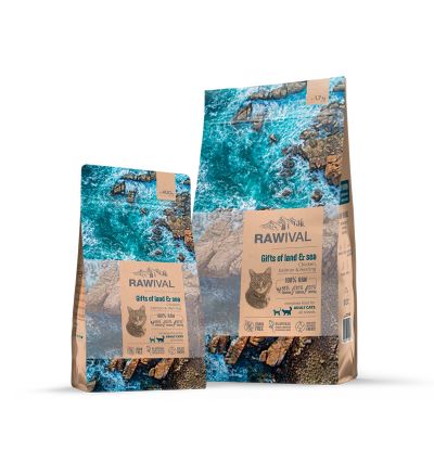Лот: 23244836. Фото: 1. Rawival Gifts of Land & Sea для... Корма