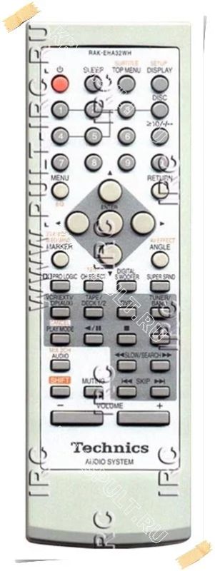 Лот: 16105476. Фото: 1. Пульт TECHNICS RAK-EHA32WH. Пульты ДУ