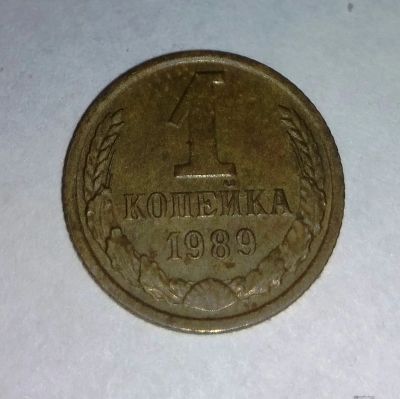 Лот: 11834072. Фото: 1. 1 копейка СССР 1989г. Россия и СССР 1917-1991 года