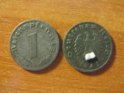 Лот: 10745671. Фото: 1. Германия 3 Рейх. 1 рейхспфенниг... Германия и Австрия