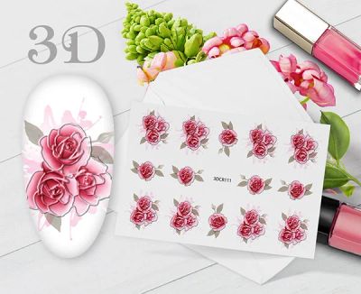 Лот: 11481637. Фото: 1. Слайдер-дизайн 3D - 3DCR111 Malgrat... Украшения, дизайн ногтей