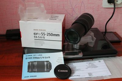 Лот: 4922015. Фото: 1. Объектив Canon EF-S 55-250mm f... Объективы