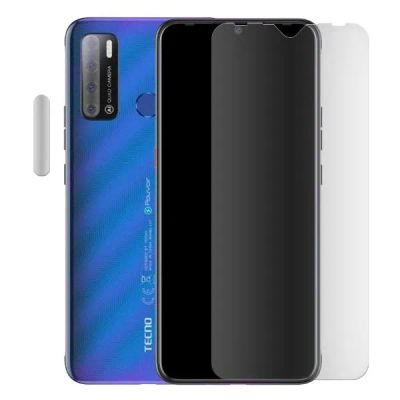 Лот: 24599735. Фото: 1. Защитное стекло Krutoff для Tecno... Защитные стёкла, защитные плёнки