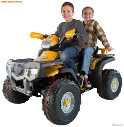 Лот: 7541046. Фото: 1. Peg Perego Квадроцикл Polaris... Машины и техника