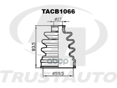 Лот: 24851275. Фото: 1. Пыльник Привода (Ta) Tacb1066... Другое (автозапчасти)