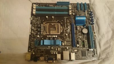 Лот: 4658567. Фото: 1. Asus P7H55-M\usb3. Материнские платы