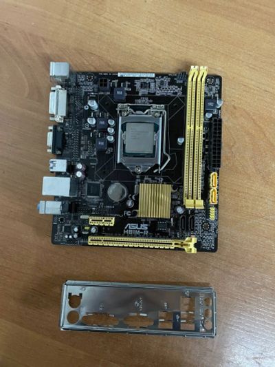 Лот: 19328200. Фото: 1. Asus H81M-R. Материнские платы