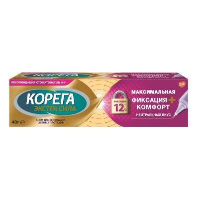 Лот: 23710852. Фото: 1. Корега крем для фиксации зубных... Лекарства