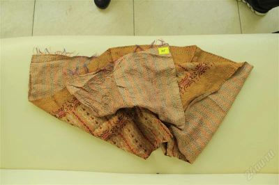 Лот: 2811502. Фото: 1. Винтажный двусторонний палантин... Шарфы, платки