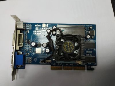Лот: 16363568. Фото: 1. AGP видеокарта Radeon 9600 pro... Видеокарты
