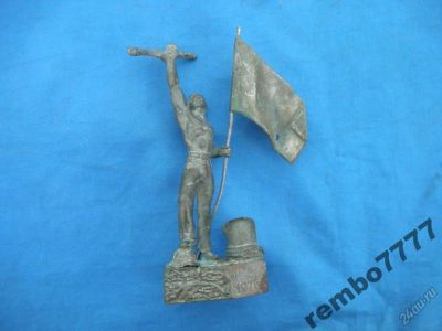 Лот: 5821866. Фото: 1. воин.боец.бронза.ссср .10см.матрос... Скульптуры