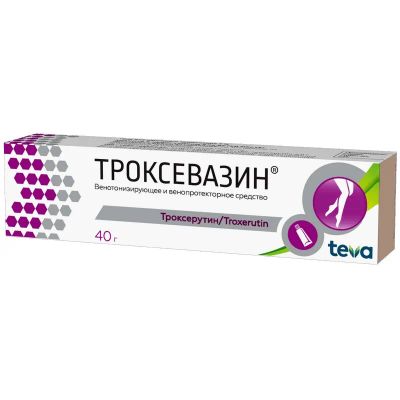 Лот: 23603646. Фото: 1. Троксевазин гель для наружного... Лекарства
